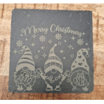 Serveerplank leisteen kerst vierkant